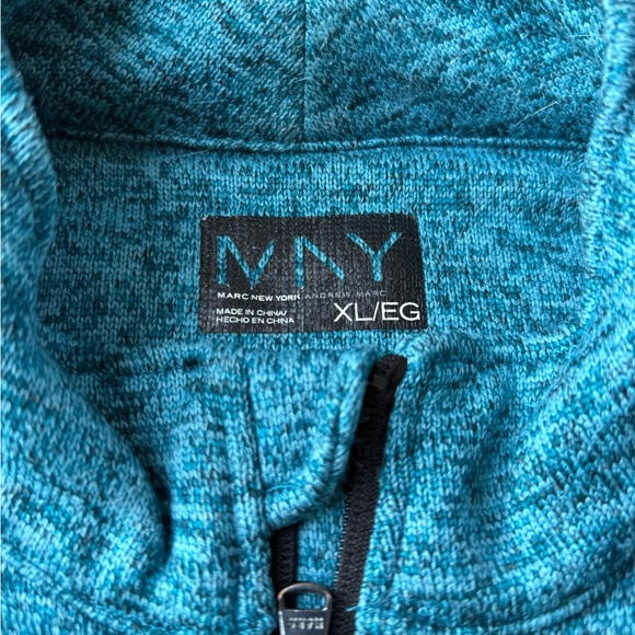 Marc New York Fleece Zip Up Jacket - Picture 6 of 7